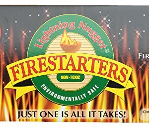 Lightning Nuggets N100SEB Super Economy Box Fire Starter , Tan Brown, 100 Count (Pack of 1)