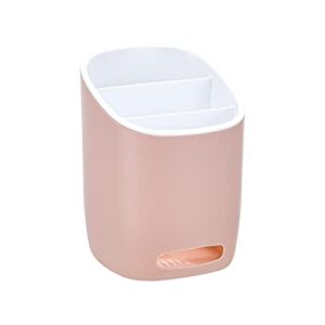 utensil holder utensil box compartment storage chopsticks spoon fork organizer basket for kitchen countertop table yubin1993 (color : pink)