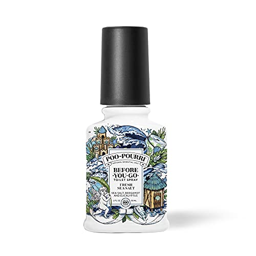 Poo-Pourri Before-You- go Toilet Spray, 2 Fl Oz (Pack of 1), Fresh Sea Salt