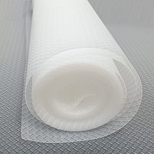 12 x 59 INCH(5FT) Shelf Liner.Shelf Liners for Kitchen Cabinets,Pantry and Drawer Liner.Waterproof/Transparent/Anti-Slip/Non Adhesive.Cabinet Liners for Shelves.