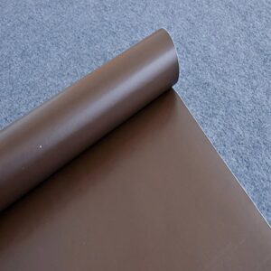 yifely solid brown furniture paper self-adhesive shelf liner wardrobe sticker 17.7 inch by 9.8 feet