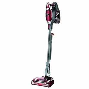 shark hv322 rocket deluxe pro corded stick vacuum with led headlights, xl dust cup, lightweight, perfect for pet hair pickup, converts to a hand vacuum, with pet attachments, bordeaux/silver