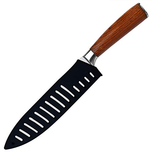 Black Plastic Kitchen Knife Blade Protector Cover for 8 Inches Knife, 8 Inch Knife sheath, 8 Inch Knife Cover Practical Black Protector For Knife Blade Kitchen Utensil