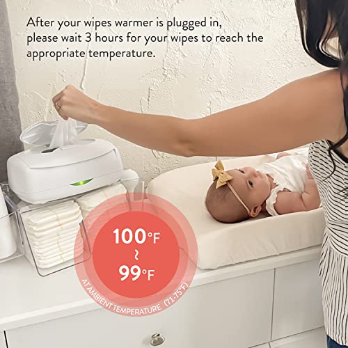 Prince Lionheart Ultimate Wipes Warmer with an Integrated Nightlight |Pop-Up Wipe Access. All Time Worldwide #1 Selling Wipes Warmer. It Comes with an everFRESH Pillow System That Prevent Dry Out.