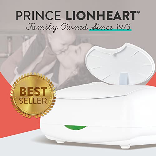 Prince Lionheart Ultimate Wipes Warmer with an Integrated Nightlight |Pop-Up Wipe Access. All Time Worldwide #1 Selling Wipes Warmer. It Comes with an everFRESH Pillow System That Prevent Dry Out.