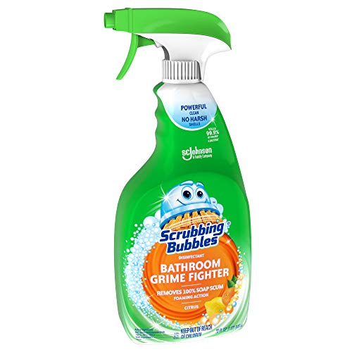 Scrubbing Bubbles Disinfectant Bathroom Grime Fighter Spray, Citrus, 32 fl oz