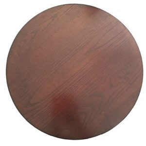 container furniture direct 21 inches diameter dark brown wood rotating turntable lazy susan 360 swivel