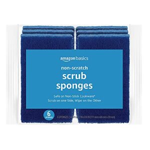 amazon basics non-scratch sponges, 6-pack