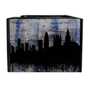 Bar Caddy - City Scene Design - 3 Compartment Caddy