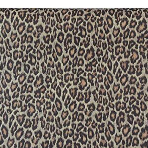 Self Adhesive Vinyl Leopard Contact Paper Shelf Liner for Cabinets Drawer Dresser Furniture Crafts Decor 17.7x117 Inches