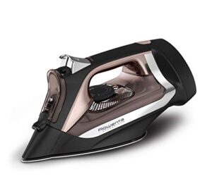 rowenta dw2459 access steam iron with retractable cord and stainless steel soleplate, black large