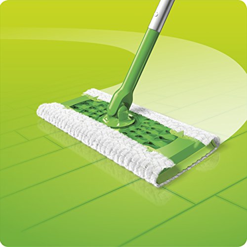 Swiffer Sweeper Dry Sweeping Pad Refills, Hardwood Floor Mop Cleaner Cloth Refill, Gain Scent, 32 Count