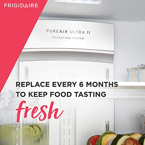Frigidaire PAULTRA2 Pure Air Ultra II Refrigerator Air Filter with Carbon Technology to Absorb Food Odors, 3.8" x 1.8" , White