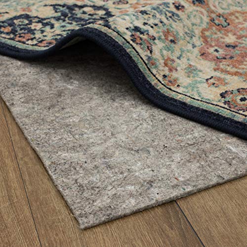 Mohawk Home 8' x 10' Non Slip Rug Pad Gripper 1/4 Thick Dual Surface Felt + Rubber Gripper - Safe for All Floors