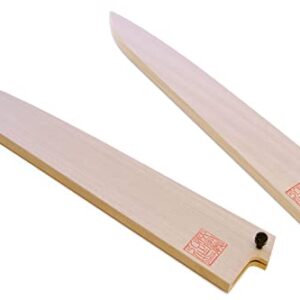 Yoshihiro Natural Magnolia Wood Saya Cover Blade Protector for Sujihiki Slicer (240mm)