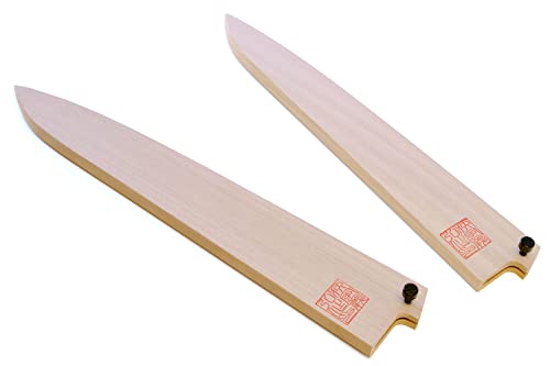 Yoshihiro Natural Magnolia Wood Saya Cover Blade Protector for Sujihiki Slicer (240mm)