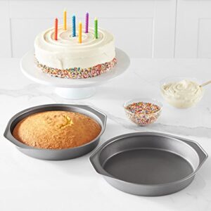 Amazon Basics Nonstick Round Baking Cake Pan, 9 Inch, Set of 2