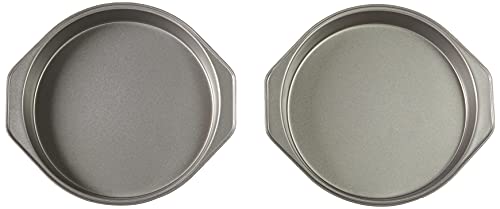 Amazon Basics Nonstick Round Baking Cake Pan, 9 Inch, Set of 2