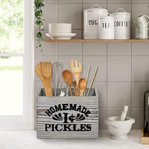 Y&ME YM Kitchen Utensil Caddy (GRAY-black)