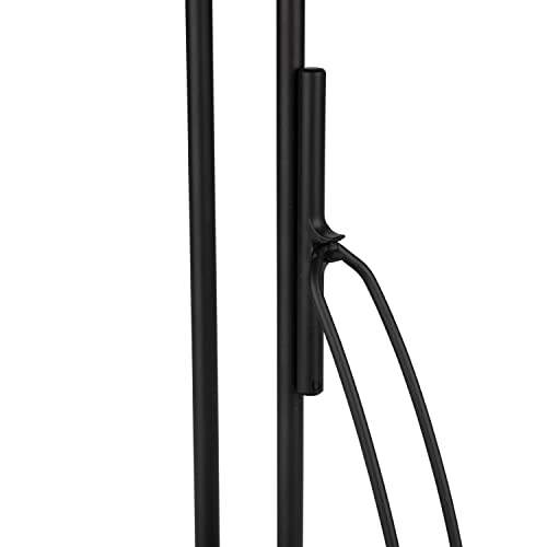 Spectrum Diversified Euro Tension Paper Towel Holder (Black) - Storage Organization for Kitchen Counter, Pantry, Laundry, Apartment, RV, and Bathroom