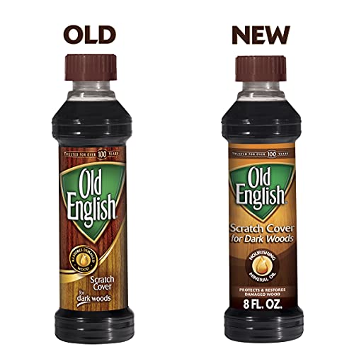 Old English Scratch Cover, 8 Fl Oz (Pack of 1), Browm