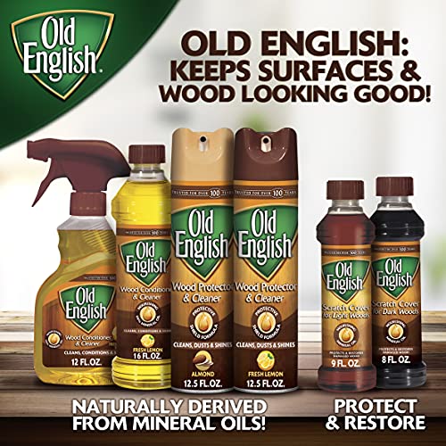 Old English Scratch Cover, 8 Fl Oz (Pack of 1), Browm