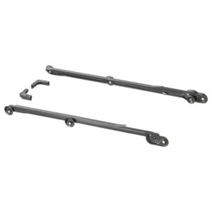 komplement pull out rail (2 pack) for baskets 22-7/8″ dark gray 102.632.32