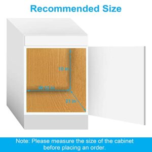 BBLHOME Pull Out Cabinet Organizer 11" W x 20" D x 8" H Rack Slide Out Kitchen Cutting Board for Kitchen Pantry for Cookie Sheet, Bakeware and Tray, Chrome