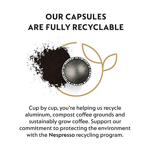 Nespresso Capsules VertuoLine, Fortado Gran Lungo Americano, Dark Roast Espresso Coffee, 10 Count (Pack of 3) Coffee Pods, Brews 5.0 Ounce (VERTUOLINE ONLY)