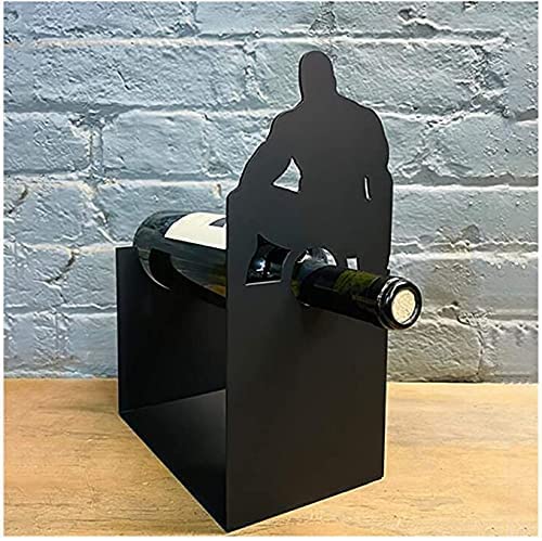 Tabletop Wine Holder Wine Bottle Racks , Funny Decoration Table Centerpiece Wine Display Stand, Freestanding Wine Storage for Kitchen Home Bar