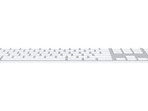 Apple Magic Keyboard with Numeric Keypad (Wireless, Rechargable) - US English - Silver