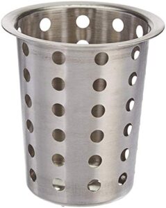 winco stainless steel flatware cylinder, 4.5 inch length — 2 each.