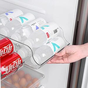 NC Can Drink Holder Storage & Dispenser Bin for Refrigerator, Freezer, Countertop, Cabinets & Pantry - Holds Up to 9 Cans (7oz) - Beverage & Canned Food Organizer