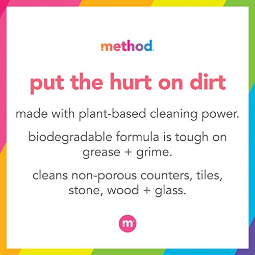 Method All-Purpose Cleaner Spray, Plant-Based and Biodegradable Formula Perfect for Most Counters, Tiles, Stone, and More, French Lavender, 28 oz Spray Bottles, 4 Pack, Packaging May Vary