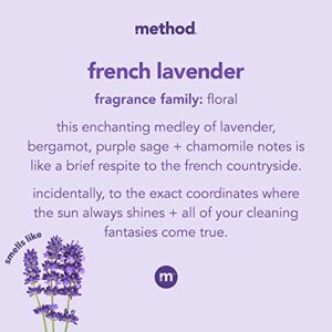 Method All-Purpose Cleaner Spray, Plant-Based and Biodegradable Formula Perfect for Most Counters, Tiles, Stone, and More, French Lavender, 28 oz Spray Bottles, 4 Pack, Packaging May Vary