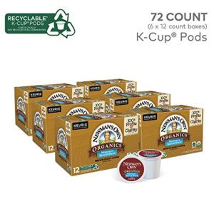 Newman's Own Organics Special Blend, Single-Serve Keurig K-Cup Pods, Medium Roast Coffee, 12 Count (Pack of 6) (5000053615)