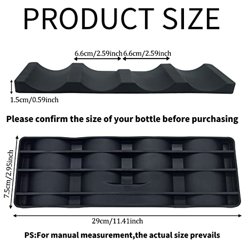 2 Pack Foldable Silicone Wine Stacker set, Beer Can Rack Wine Bottle Holders Bottle Stacking Mat Wine Holder Holder Rack to Stack Bottles, Cans, Beer, Soda