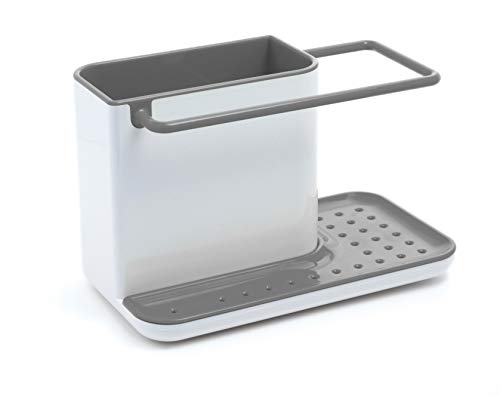 Joseph Joseph Caddy Sink Area Organiser, White/Grey, 13.5 x 20 x 11.5 cm