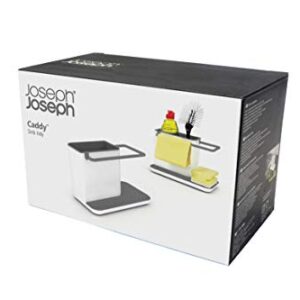 Joseph Joseph Caddy Sink Area Organiser, White/Grey, 13.5 x 20 x 11.5 cm