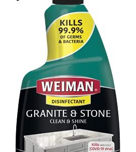 Weiman Disinfectant Granite Daily Clean & Shine, 24 Fl Oz (Pack of 1)