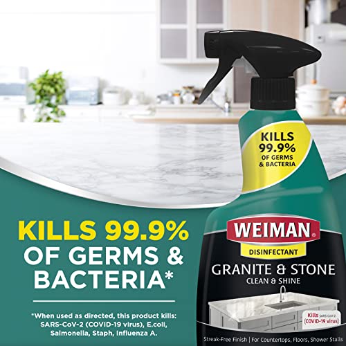 Weiman Disinfectant Granite Daily Clean & Shine, 24 Fl Oz (Pack of 1)
