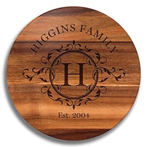 Lazy Susan, Custom Lazy Susan, Personalized Lazy Susan, Custom Wedding Gifts, Turntable, Lazy Susan Turntable, Cutting Board, Custom Cutting Board, Personalized Cutting Board