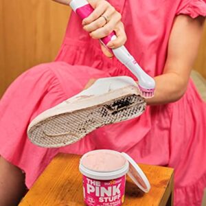 Stardrops - The Pink Stuff - The Miracle Scrubber Kit - 2 Tubs of The Miracle Cleaning Paste With Electric Scrubber Tool and 4 Cleaning Brush Heads