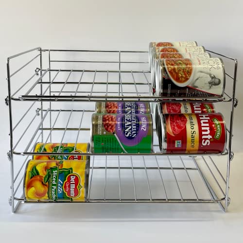 Better Houseware 1448.6 Can Rack Organizer, Chrome