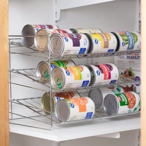 Better Houseware 1448.6 Can Rack Organizer, Chrome