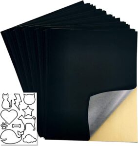 20 pcs self adhesive velvet flocking liner sheets,self adhesive flocked fabric for jewelry box, self adhesive velvet liner(black)
