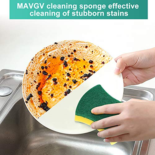 Kitchen Cleaning Sponges,24 Pack Eco Non-Scratch for Dish,Scrub Sponges