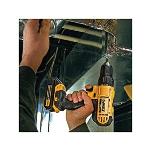 DEWALT 20V MAX Cordless Drill and Impact Driver, Power Tool Combo Kit with 2 Batteries and Charger (DCK240C2)