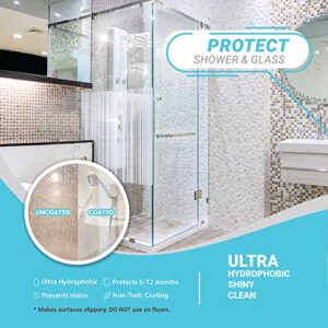 Lifeproof Home Ceramic Coating Spray Kit - Shine, Seal, & Protect Stainless Steel, Appliances, Countertops, Glass & More Kitchen + Bath Surfaces - Repels Stains, Grime, Fingerprints, Liquids & More!