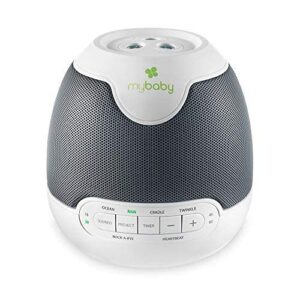 mybaby, soundspa lullaby – sounds & projection, plays 6 sounds & lullabies, image projector featuring diverse scenes, auto-off timer perfect for naptime, powered by an ac adapter, by homedics